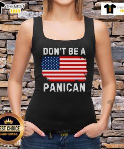 Premium Don't Be A Panican Tank Top in stylish design, perfect for casual wear and summer outfits.