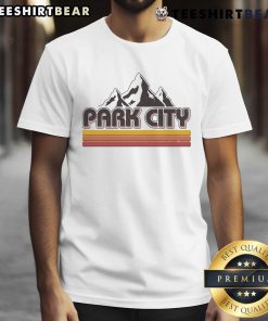 Alt Text: Premium Etro Vintage Park City Utah Mountain Logo T-Shirt featuring a stylish mountain graphic and classic fit.
