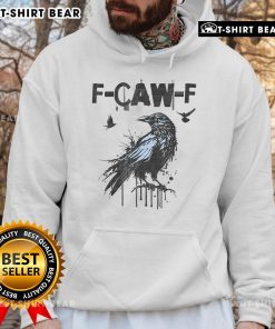 Premium F CAW F Crow Grunge Hoodie featuring a stylish crow graphic on a cozy fabric, perfect for casual wear.