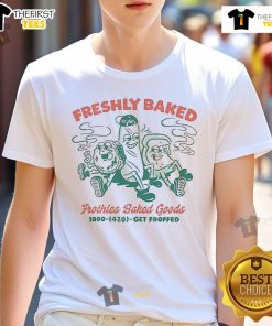Premium Freshly Baked Frothies Freshly Baked Good T-Shirt featuring a vibrant design perfect for bakery lovers.