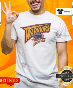 Alt Text: Premium Golden State Warriors Hardwood Classics Evergreen T-Shirt featuring team logo and vintage design in green.