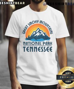 Premium Great Smoky Mountains National Park Tennessee T-Shirt featuring scenic mountain graphics and vibrant colors.