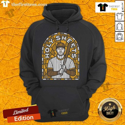 Premium Holy Sheets Padres Hoodie in navy, featuring team logo and cozy design for ultimate fan comfort.