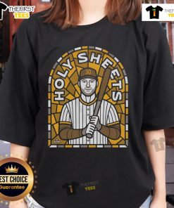 Alt Text: Premium Holy Sheets Padres Ladies Tee in stylish design, perfect for San Diego Padres fans to show team spirit.