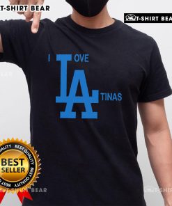 Premium I Love La-Tinas T-Shirt featuring vibrant design celebrating Latin culture and pride, perfect for casual wear.