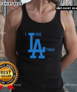Premium 'I Love La Tinas' tank top featuring a stylish design and vibrant colors, perfect for proud La Tinas fans.