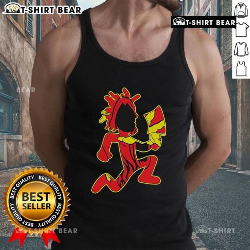 Premium Insane Clown Posse Hells Pit Hatchetman tank top featuring bold graphic design and vibrant colors, perfect for fans.