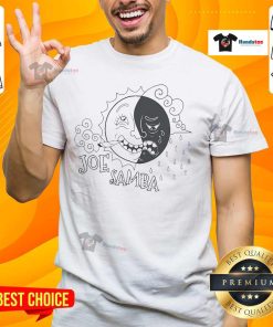 Premium Joe Samba Sun Cigarettes 2025 T-Shirt featuring vibrant graphics and a stylish design for casual wear.