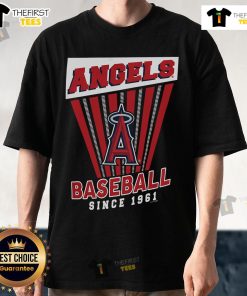 Alt Text: Premium Los Angeles Angels Since 1961 Starter T-Shirt featuring vibrant team colors and logo for fans and collectors.