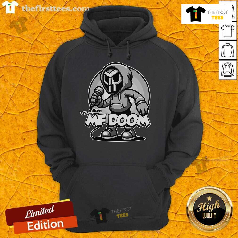 Premium Mf Doom The Villain Hoodie Premium MF Doom The Villain Hoodie featuring iconic artwork and a stylish design for fans of hip-hop fashion.