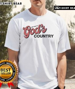 Premium Morgan Wallen 'Get Me To Gods Country' T-Shirt featuring stylish design and high-quality fabric for fans.