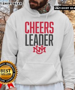 Premium New Mexico Lobos Cheers Leader Hoodie in vibrant colors, perfect for game day and showing team spirit.