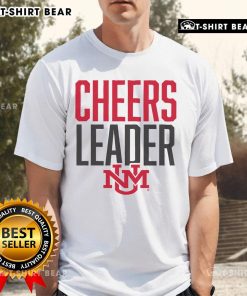 Premium New Mexico Lobos Cheers Leader T-Shirt featuring bold team colors and logo, perfect for game day spirit.