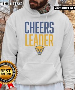 Premium Pittsburgh Panthers Cheers Leader Hoodie in navy blue, featuring team logo and cozy design for fans.