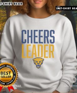 Premium Pittsburgh Panthers Cheers Leader Sweatshirt in navy, perfect for game day and showing team spirit.