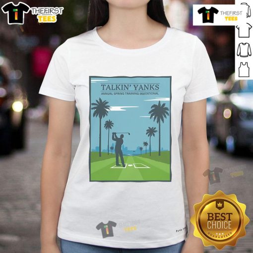 Premium Talkin Yanks Annual Spring Training Invitational Ladies Tee featuring stylish design and comfortable fit.
