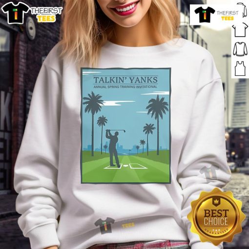 Premium Talkin Yanks Annual Spring Training Invitational Sweatshirt featuring a stylish design and comfortable fit.