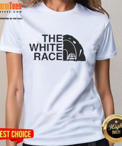 Premium The White Race Ladies Tee featuring a stylish design, perfect for casual wear and race day events.
