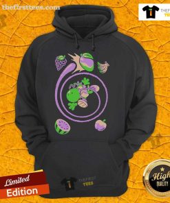 Premium Tropical Snack Hoodie featuring vibrant colors and a fun tropical print, perfect for casual wear.
