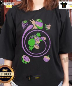 Premium Tropical Snack Ladies Tee featuring vibrant tropical graphics for a stylish summer look.