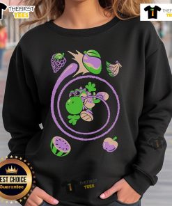 Premium Tropical Snack Sweatshirt featuring vibrant colors and a cozy design, perfect for casual summer wear.