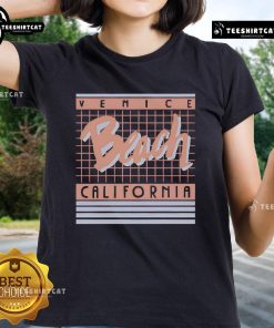 Premium Venice Beach California ladies tee featuring a stylish design perfect for casual beach outings and summer wear.