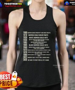 Premium Feminist Tank Top for Women featuring a right achievement list design, perfect for expressing empowerment.