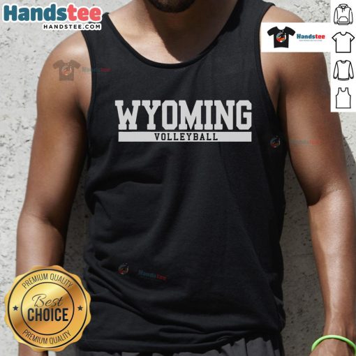 Premium Wyoming Volleyball Tank Top for women, featuring a stylish design and comfortable fit, perfect for active wear.