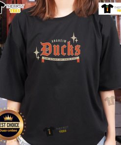 Pretty Anaheim Ducks ladies tee showcasing team spirit and style, perfect for fans in the heart of this city.