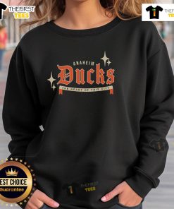 Stylish Pretty Anaheim Ducks sweatshirt showcasing team spirit and city pride, perfect for fans and casual wear.