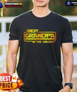 Pretty Best Grandpa In The Galaxy T-Shirt featuring a fun graphic design, perfect for celebrating grandfathers.