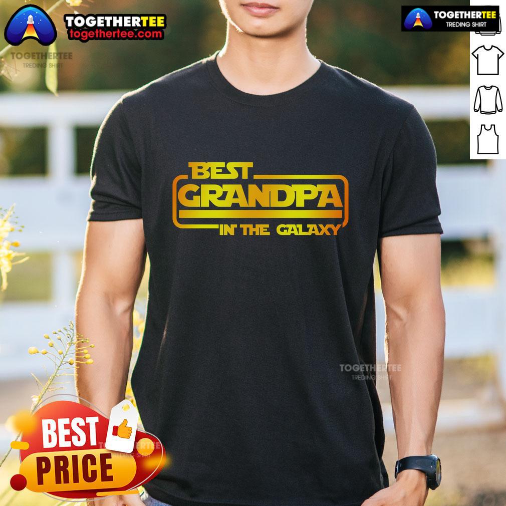 Pretty Best Grandpa In The Galaxy T Shirt Pretty Best Grandpa In The Galaxy T-Shirt featuring a fun graphic design, perfect for celebrating grandfathers.
