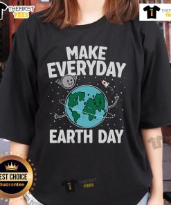 Pretty Cute Make Everyday Earth Day Ladies Tee showcasing a stylish design perfect for eco-conscious fashion lovers.