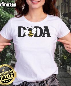 Cute beekeeping ladies tee featuring a stylish Dada Bee design, perfect for bee lovers and eco-friendly fashion.