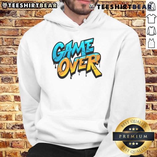 Stylish Pretty Game Over Gamer Hoodie in vibrant colors, perfect for gaming enthusiasts and cozy casual wear.