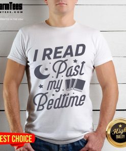 Alt Text: Pretty I Read Past My Bedtime Book Lover T-Shirt in vibrant colors, perfect for avid readers and book enthusiasts.