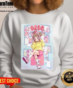 Alt Text: Stylish Pretty Retroware OR3O sweatshirt featuring a unique retro design, ideal for casual wear and fashion lovers.
