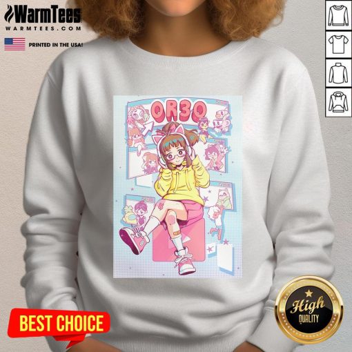Alt Text: Stylish Pretty Retroware OR3O sweatshirt featuring a unique retro design, ideal for casual wear and fashion lovers.