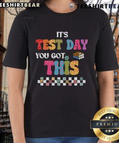 Motivational student-teacher tee for test day, featuring 'You Got This' message, perfect for inspiring confidence.