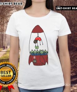 Pretty The Klaw Toy Story Aliens Ladies Tee featuring vibrant alien graphics and a stylish design for fans of Toy Story.