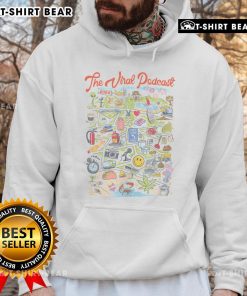 Pretty The Viral Podcast 90s souvenir hoodie featuring vibrant colors and retro design, perfect for nostalgia lovers.