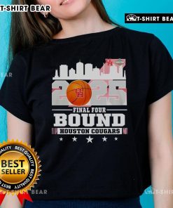 Limited Edition Ladies Tee featuring the Houston Cougars for the Top 2025 Final Four, perfect for fans and supporters.