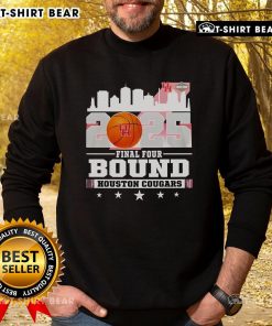 Limited Edition Houston Cougars sweatshirt for 2025 Final Four, featuring team colors and logo, perfect for fans.