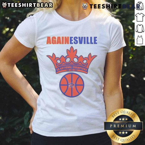Top Gainesville 3x Championship Ladies Tee featuring vibrant design and comfortable fit for sports enthusiasts.