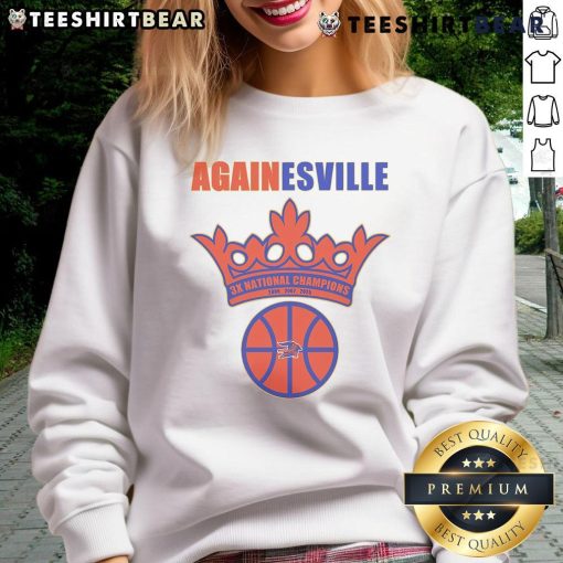 Top Gainesville 3x Championship Sweatshirt showcasing a stylish design for fans celebrating their team's success.