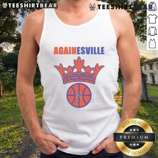 Top Gainesville 3x Championship Tank Top featuring bold graphics and comfortable fit, perfect for sports enthusiasts.