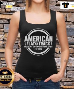 Top American Flat Track Est 1954 Tank Top featuring vintage racing graphics and a comfortable fit for casual wear.