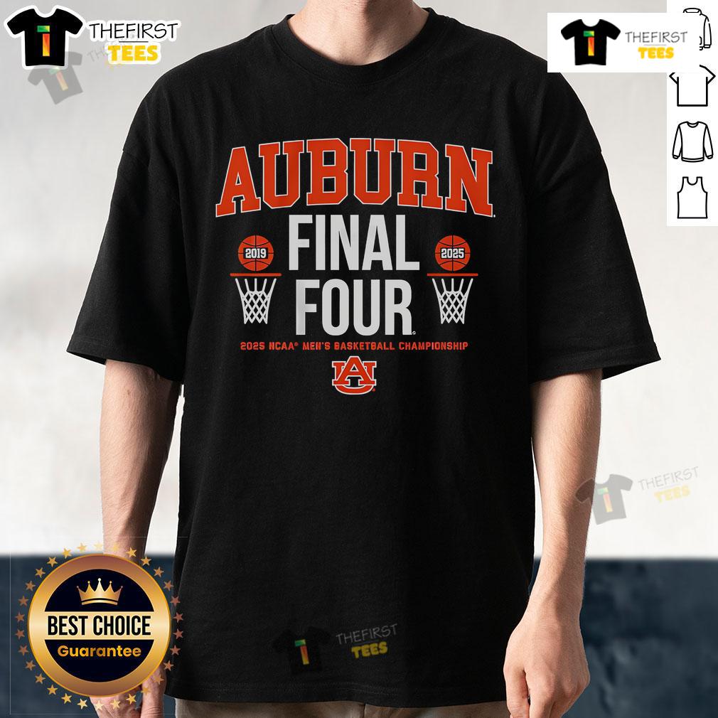 Top Auburn Basketball All Time Final Fours T Shirt Top Auburn Basketball All-Time Final Fours T-Shirt featuring team colors and memorable tournament graphics.