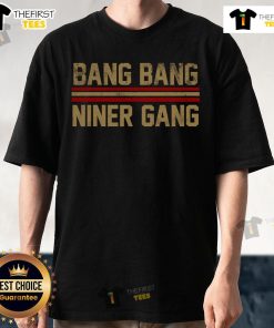 Top Bang Bang Niner Gang San T-Shirt featuring bold graphics and vibrant colors for true fans.