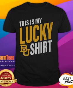 Top Baylor Bears This Is My Lucky T-Shirt featuring vibrant graphics and team colors, perfect for fans and game day.